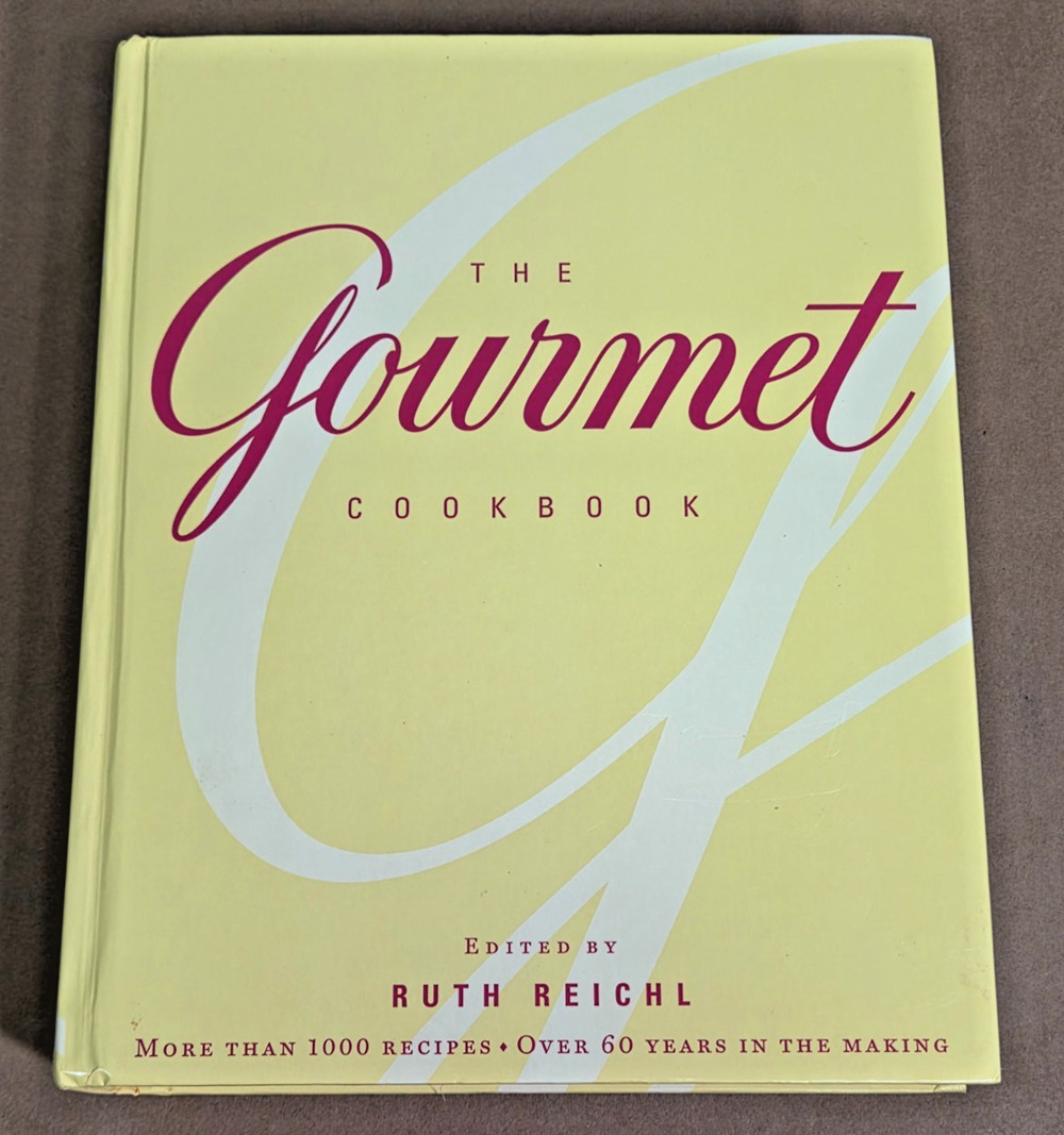 The Gourmet Cookbook Ruth Reichl 2004 Ed. 1,000+ Recipes "Yellow Ruth" Like New